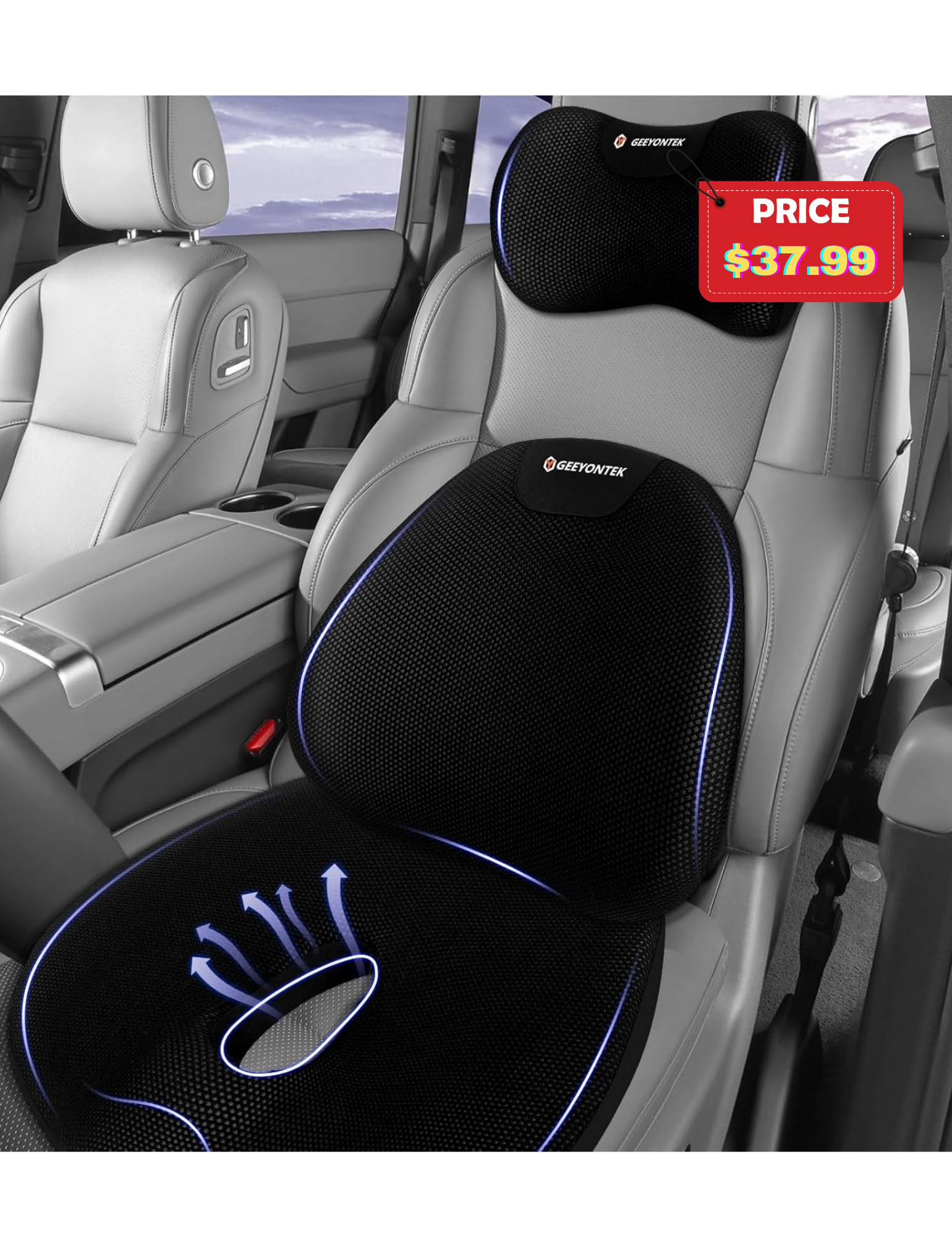 Ergonomic Car Cushion Deal: 25% Off