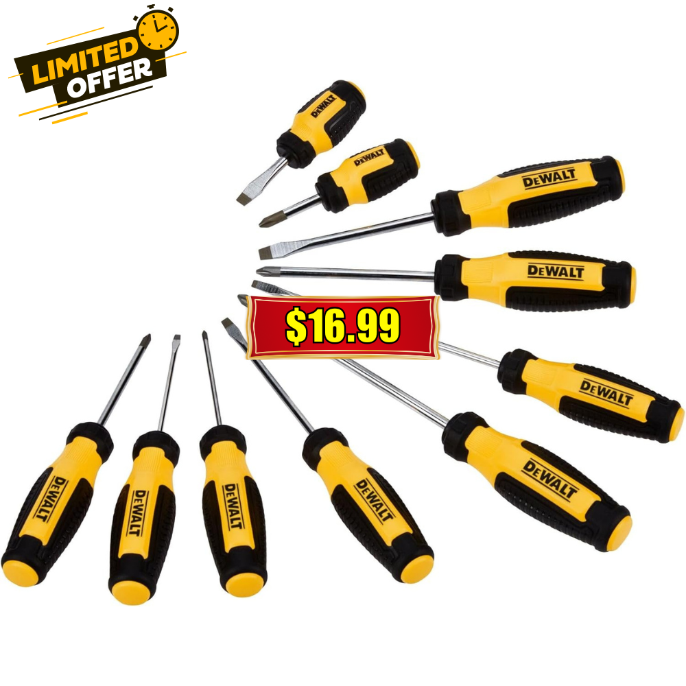 DEWALT Fixed Bar Screwdriver Set