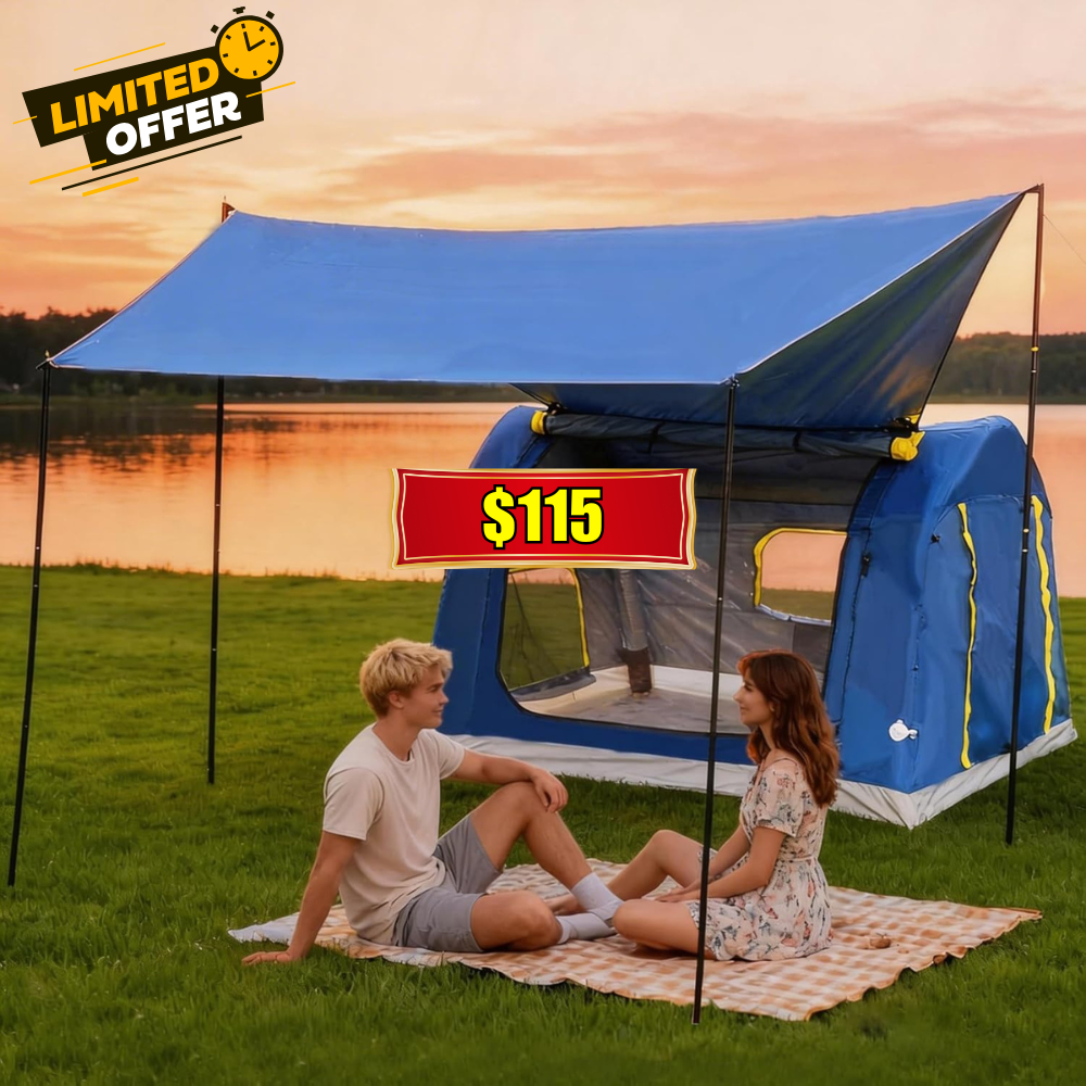 2-4 Person Inflatable Camping Tent Deal: Save with Promo Code