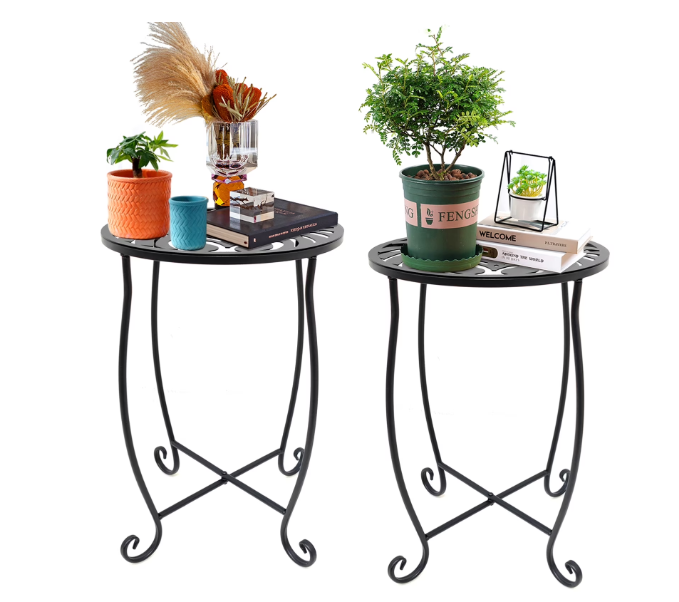 2 Pack Metal Patio Side Table Sale: $24.90 at Walmart