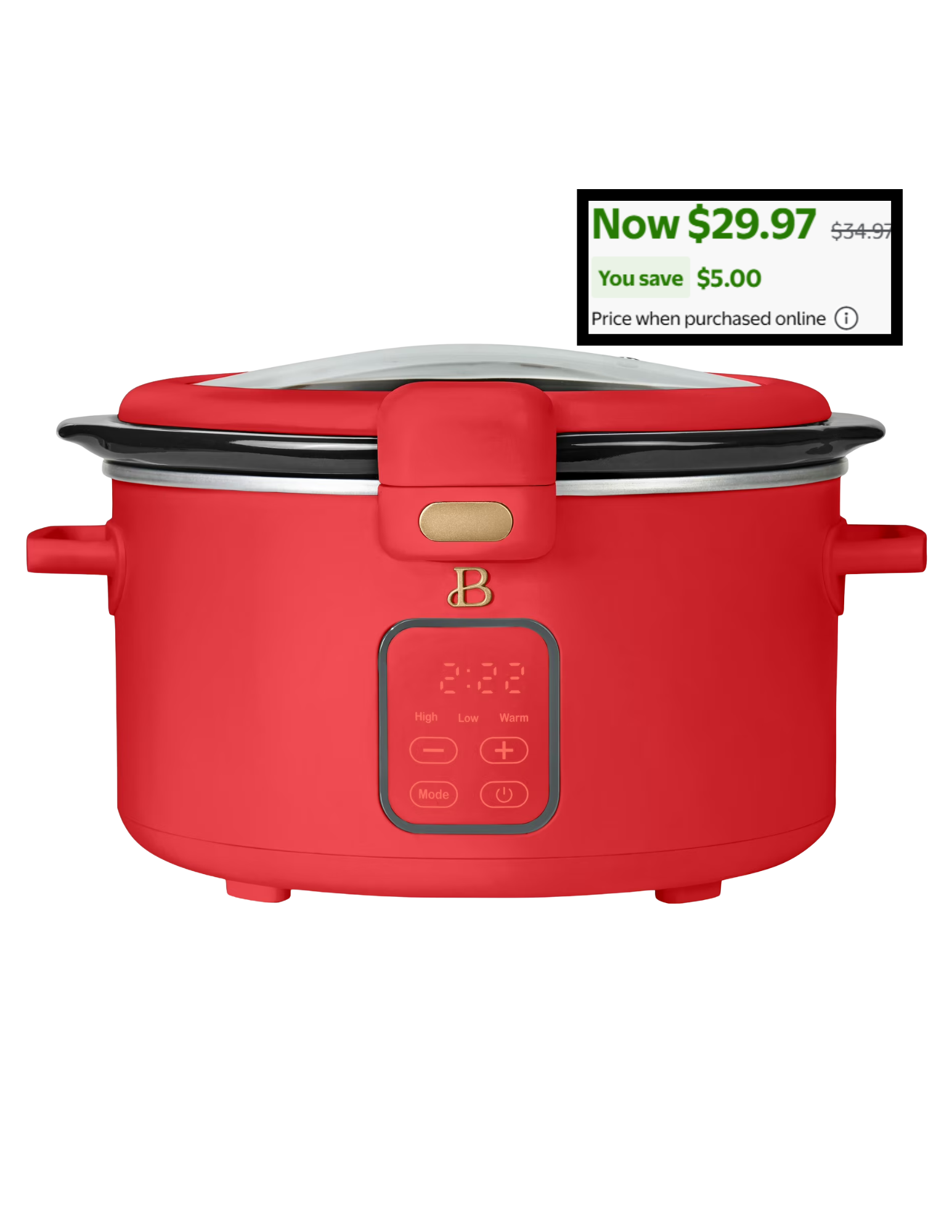 Digital Slow Cooker Deal: $29.97 at Walmart
