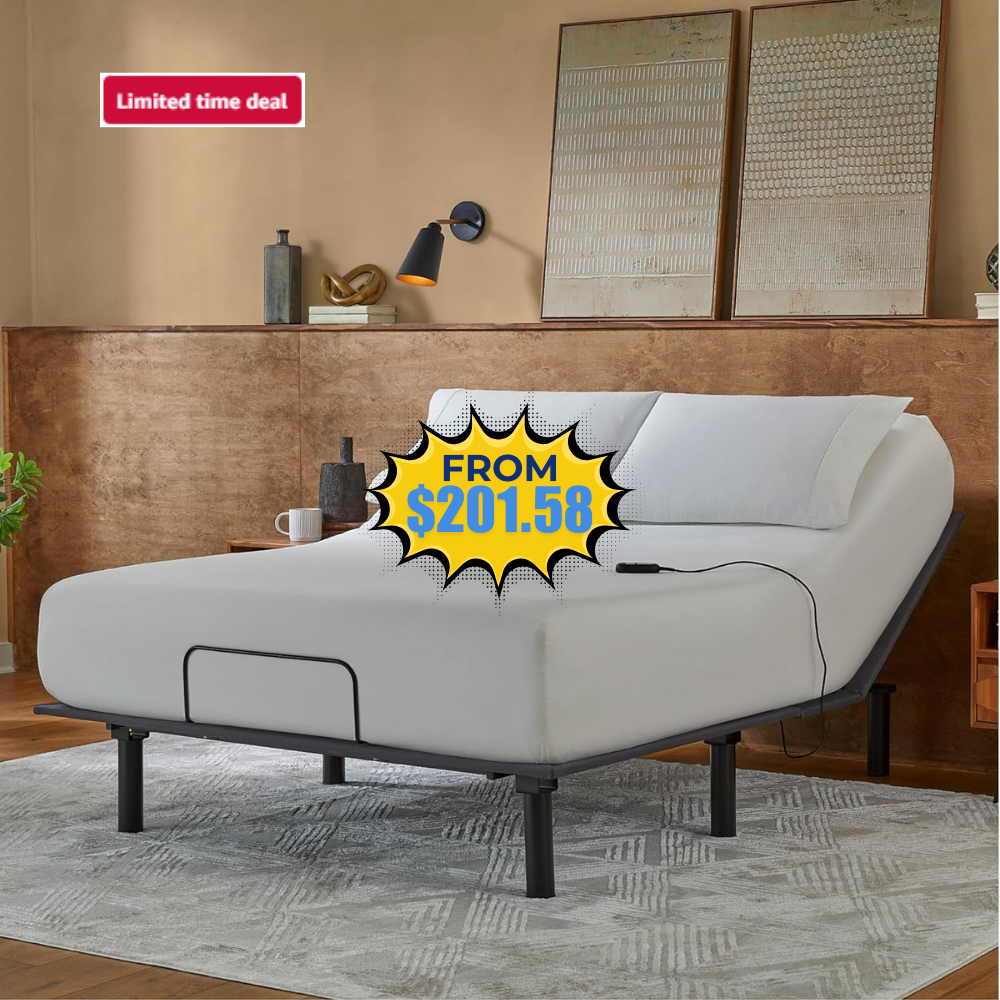 Serta Baselogic Adjustable Base Bed Frame Deal: Save 28%