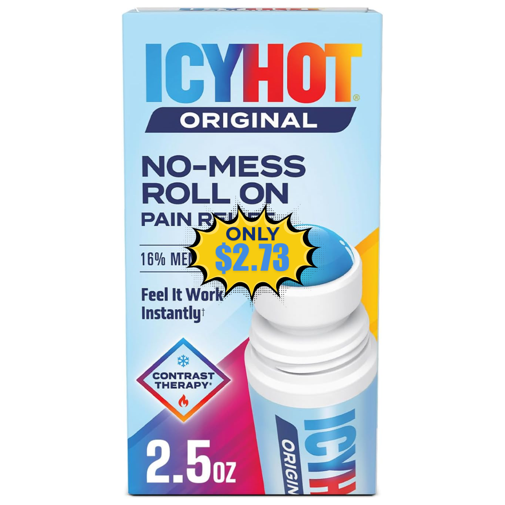 Icy Hot Original Pain Relief Roll-On Free Deal at Amazon
