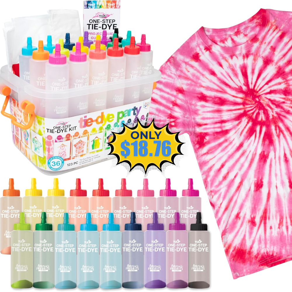 Tulip One-Step Tie-Dye Party Kit Sale: 35% Off