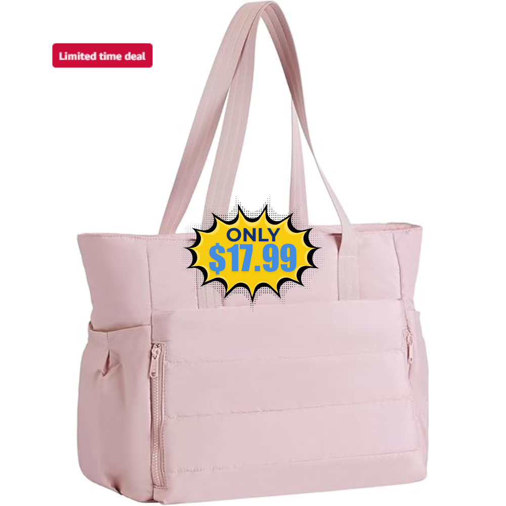NISHEL Travel Puffy Tote Bag Sale: 38% Off