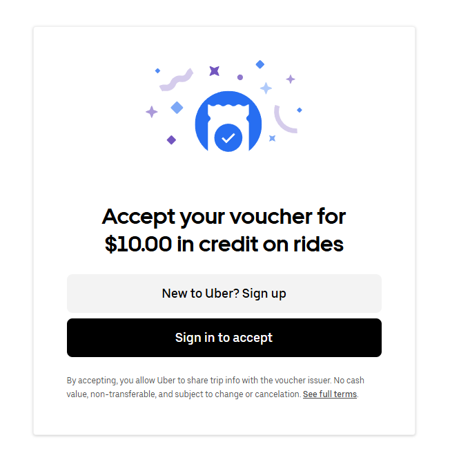 Free Uber Voucher Deal: Claim $10 Credit in Select States