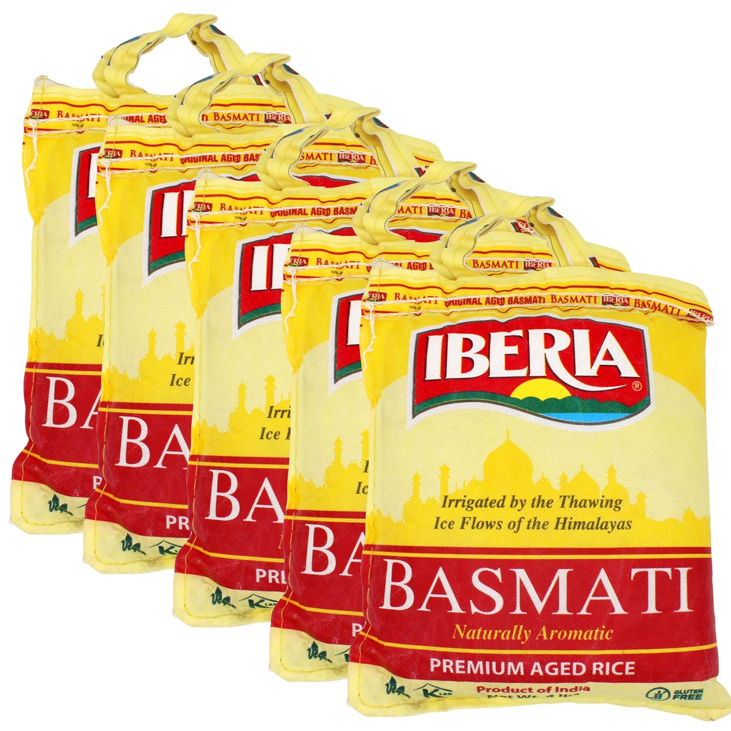 Iberia Basmati Rice Deal: 4 Pounds Pack of 5 Sale