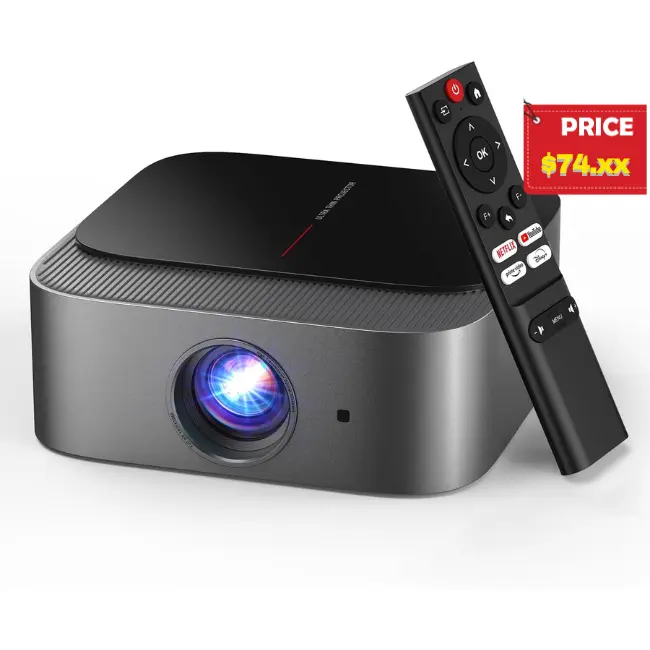 Smart Projector with WiFi and Bluetooth