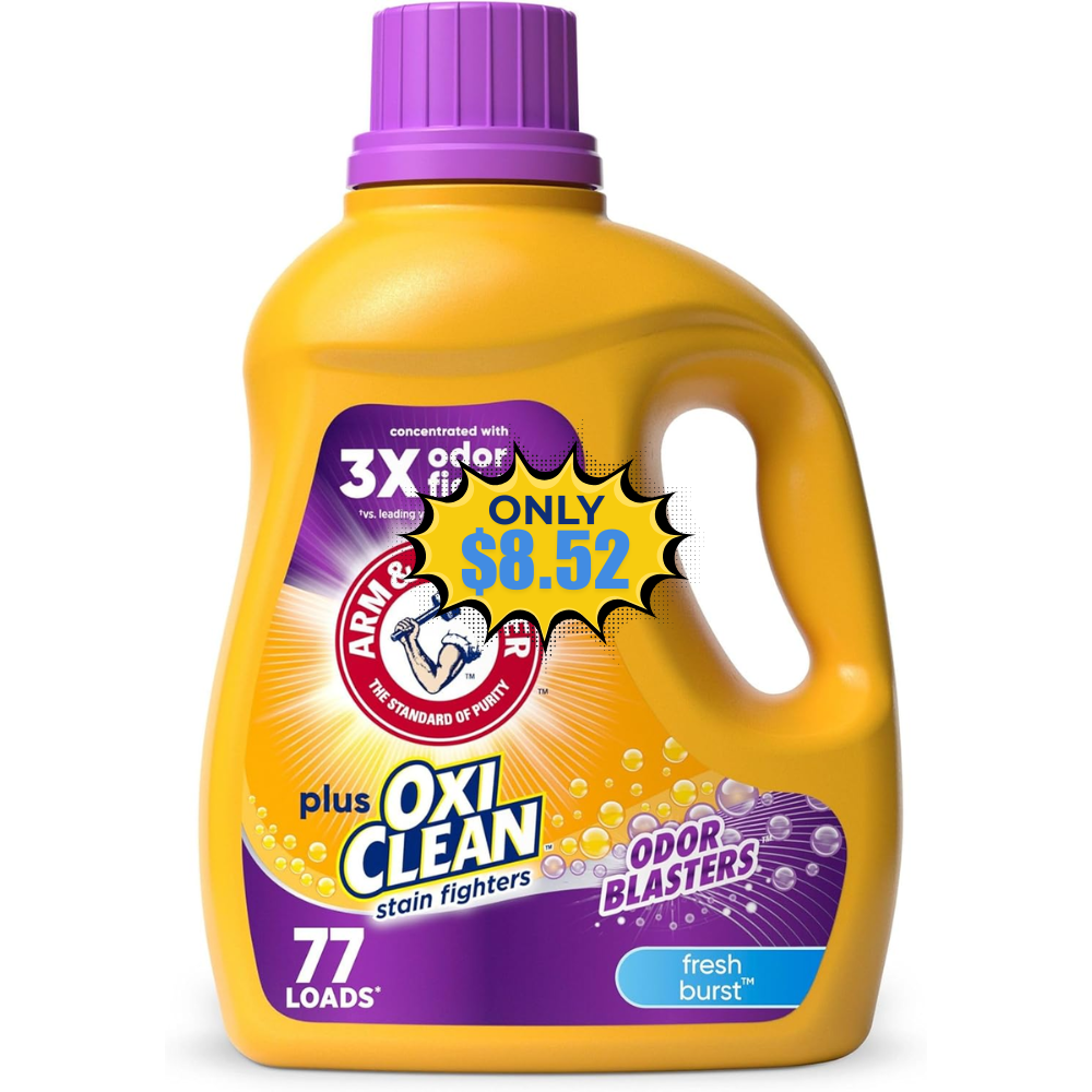 ARM & HAMMER Plus OxiClean Detergent Deal: Save 10%