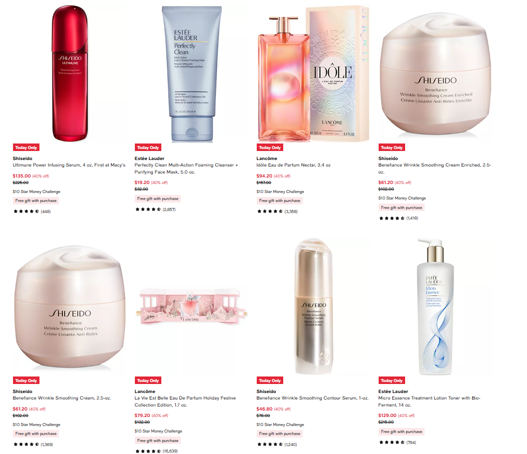 Macy’s Beauty Flash Sale: Save Up to 40% Today Only