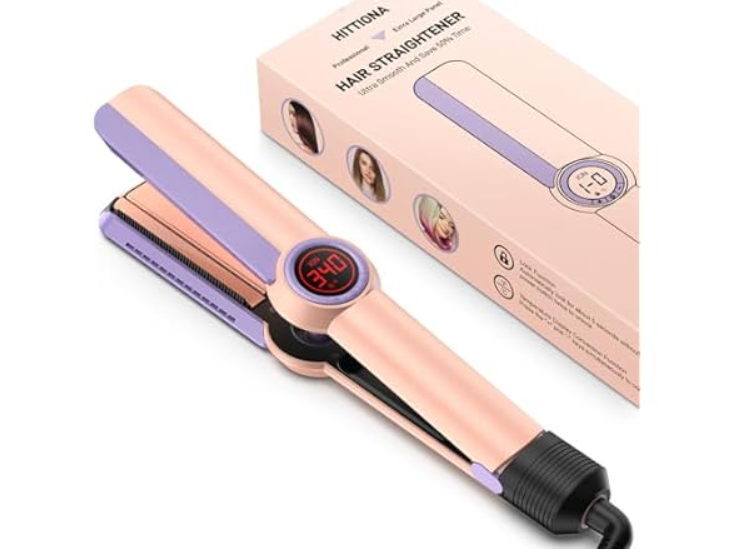 HITTIONA Flat Iron Hair Straightener Deal: Save 74% at Woot
