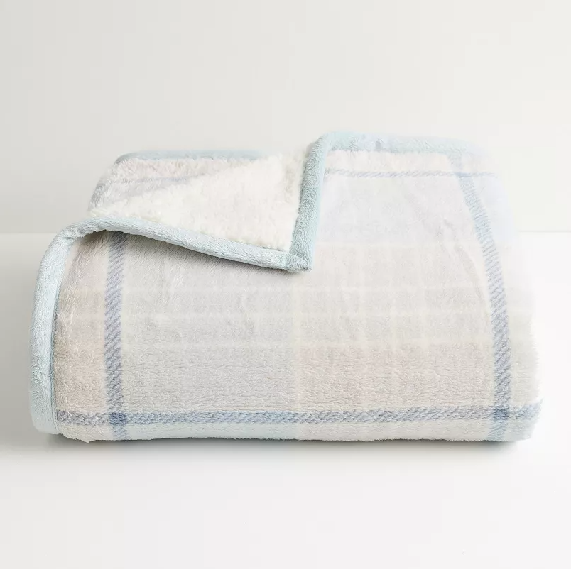 Cuddl Duds Printed Sherpa Throw Blanket Sale: Save 50% at Kohl’s