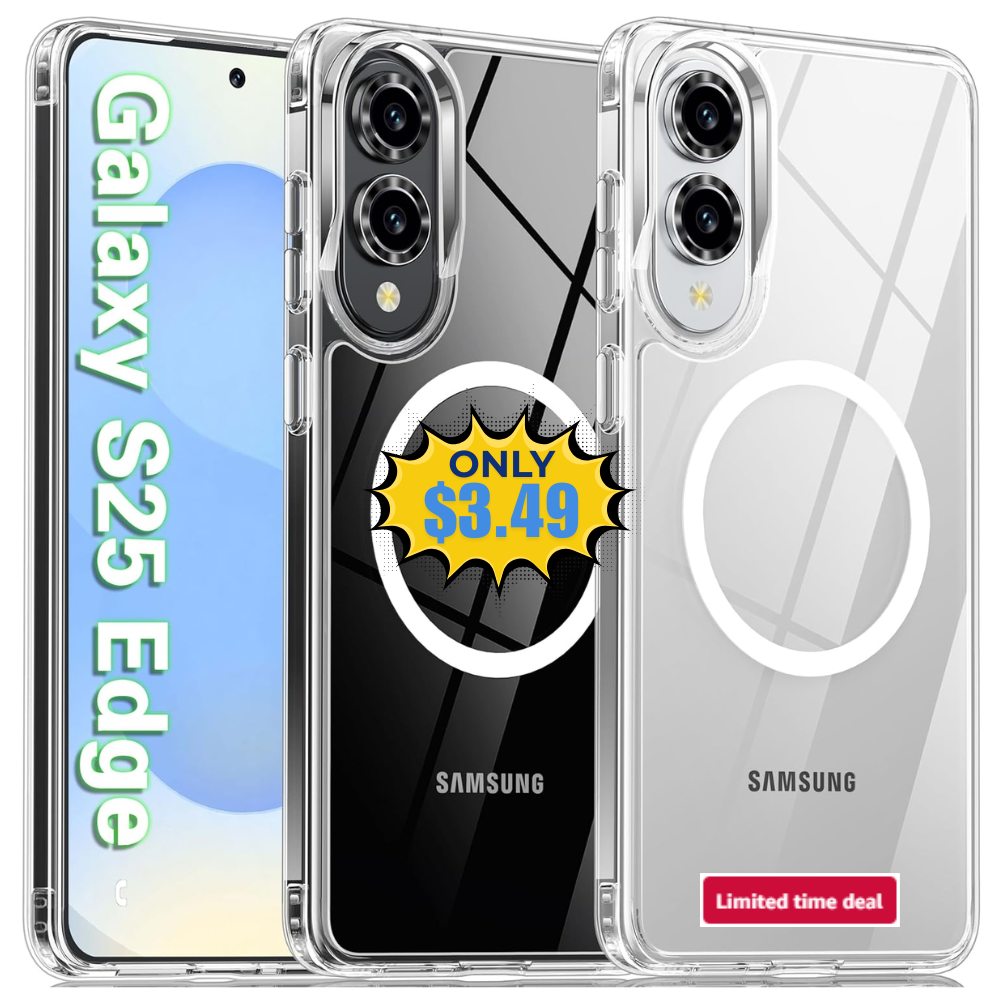 Samsung Galaxy S25 Edge Case Clear Sale: 50% Off at DealsFinders.com
