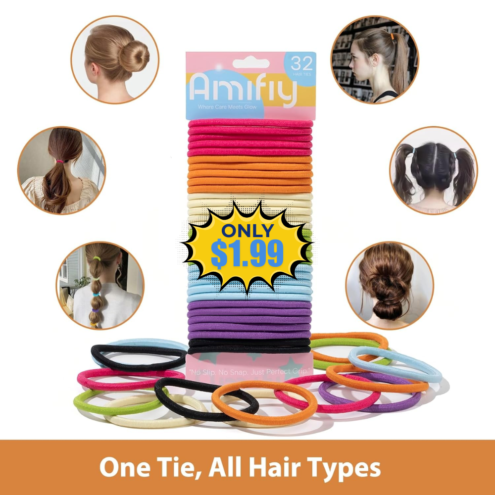 Colorful Hair Ties Deal: 32 Count