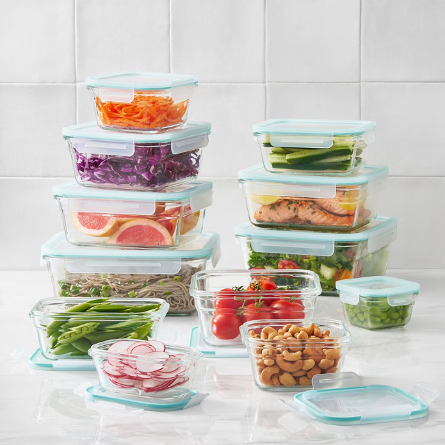 24-Piece Glass Food Storage Set Deal: $19.98 at Sam’s Club