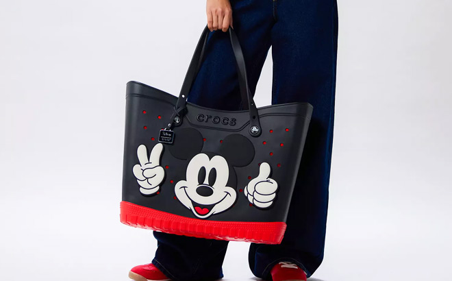 Crocs Disney Mickey Mouse Tote Promo: Save $26 at Disney Store