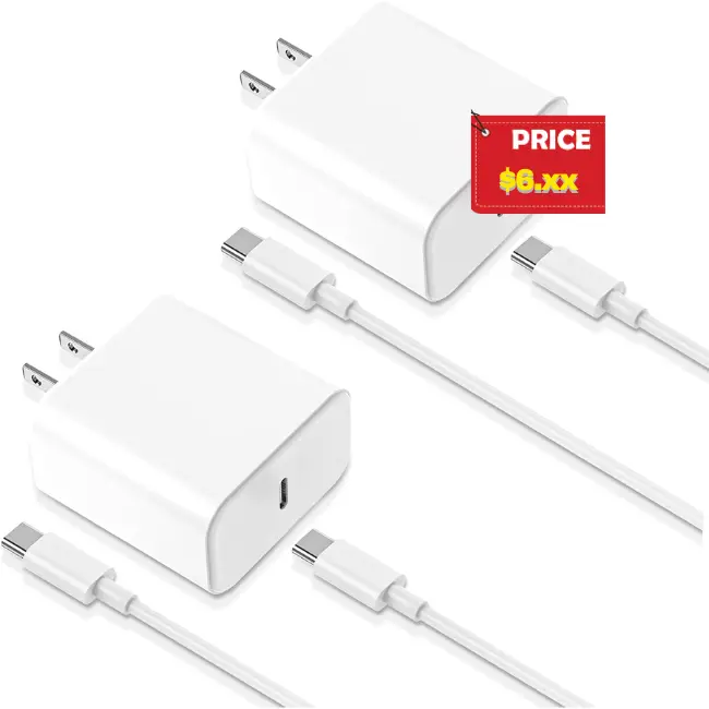 2 Pack Charging Cables Deal: Save 57% at DealsFinders.com
