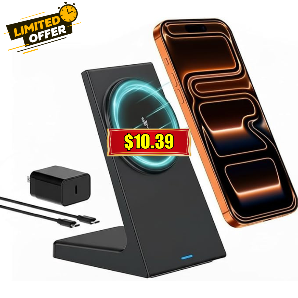 Magnetic Charger Stand for iPhone Deal: 50% Off at Unspecified Store
