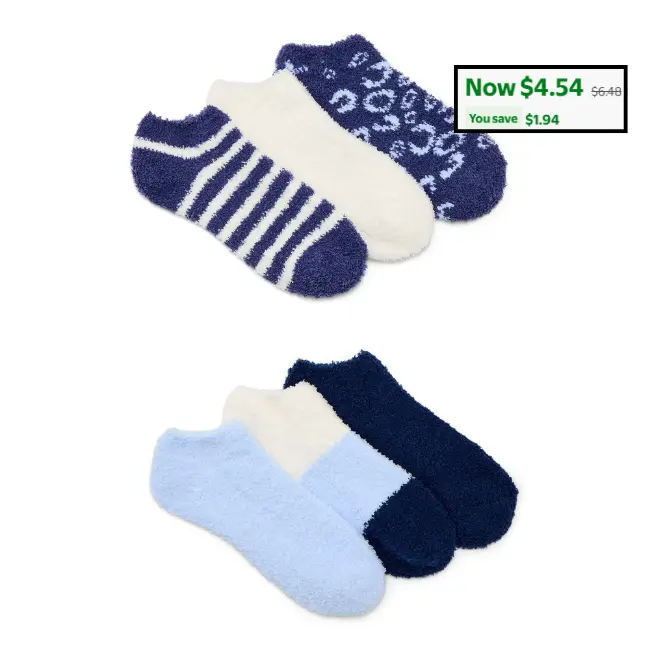 Women’s Cozy Socks Sale: Save $1.94 at Walmart