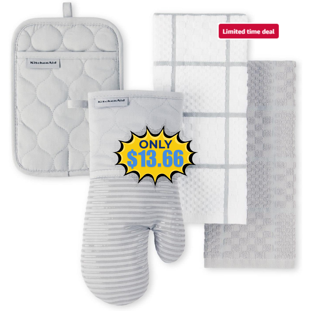 KitchenAid Oven Mitt 4-Pack Deal: Save 10% at KitchenAid