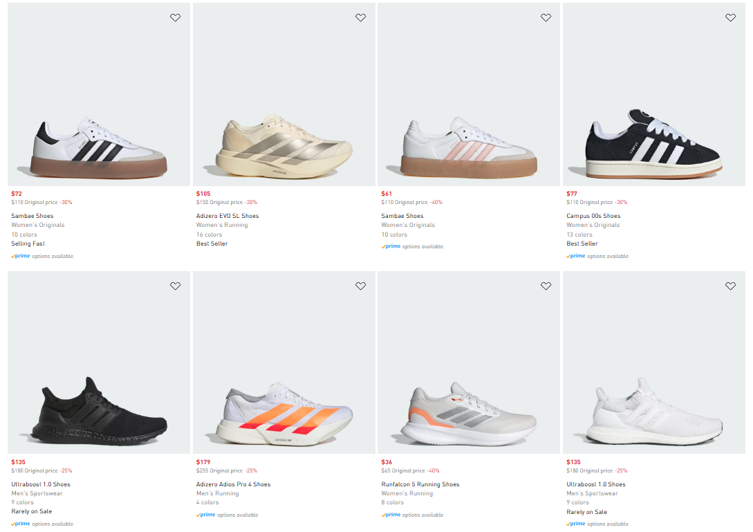 Adidas Spring Kickoff Sale: Up to 50% Off Clothes & Shoes