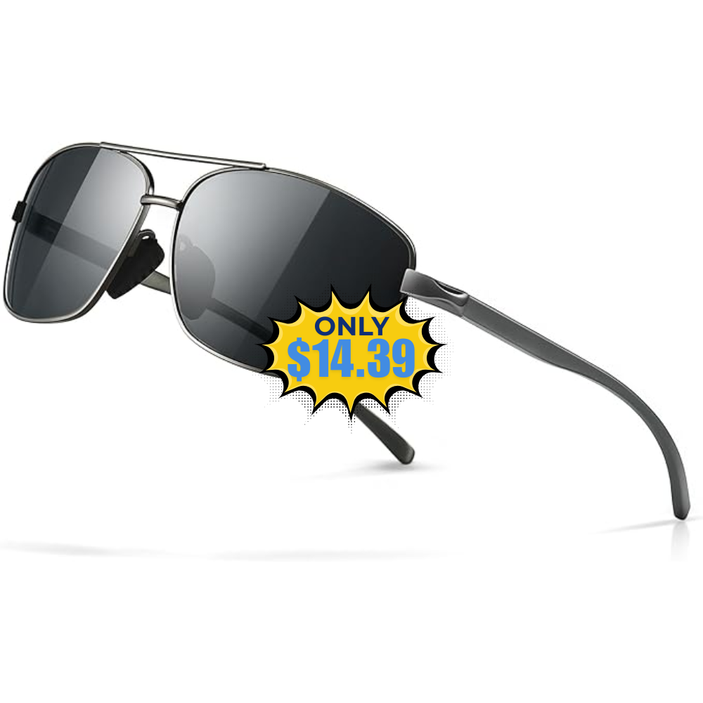 SUNGAIT Men’s Polarized Sunglasses Sale: Save 20% at Sunglasses Store