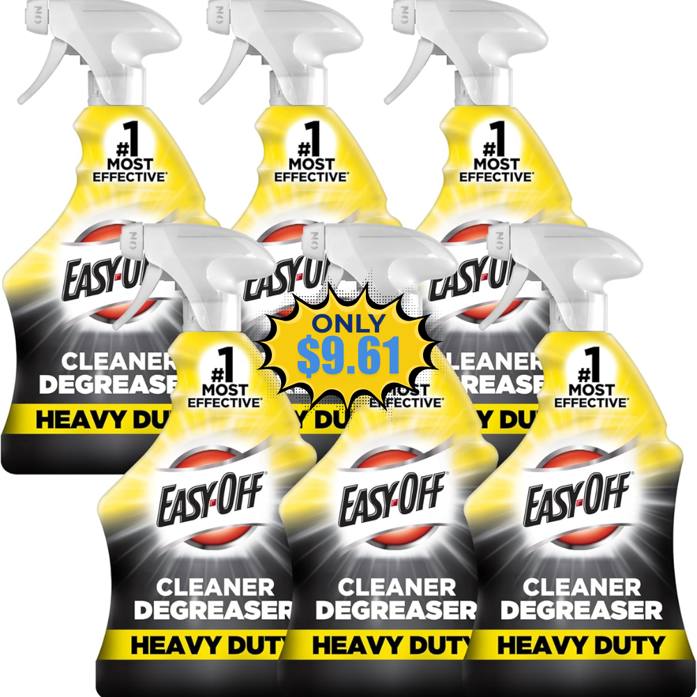 Easy-Off Heavy Duty Degreaser Cleaner Spray Free Coupon: Subscribe & Save at Am…