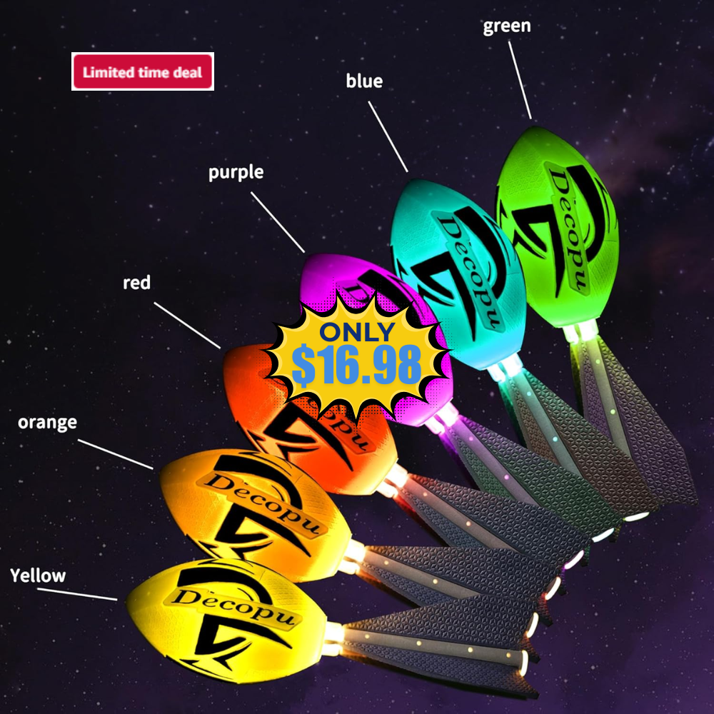 Light Up Football-Glow in The Dark Deal: Save 29% at SHOP HERE