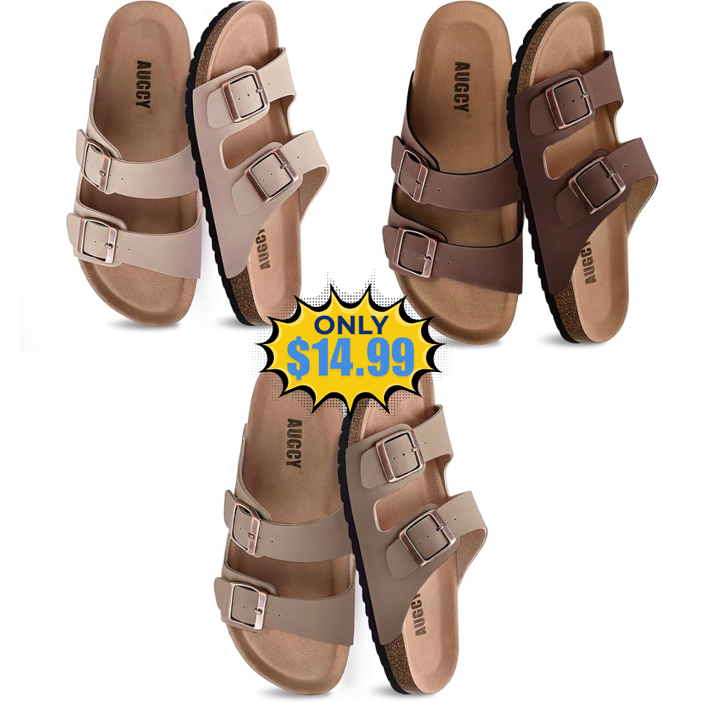 Womens Cork Footbed Slide Coupon: Save with AUGCYSALE Promo Code