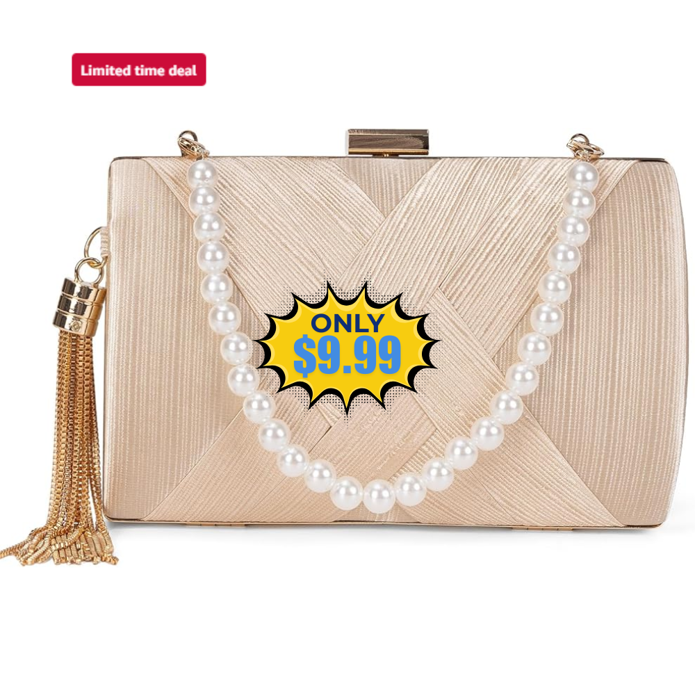 Gold Clutch Purses for Women Sale: Save 50% at SHOP HERE