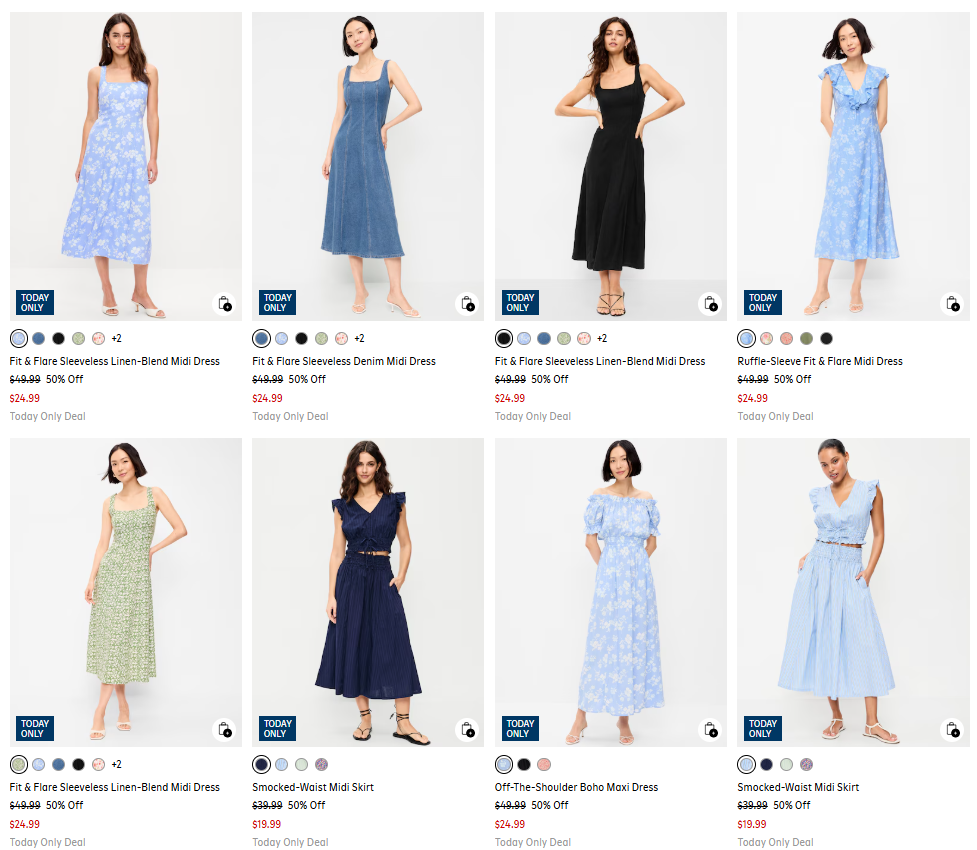 Old Navy Spring Refresh Sale: 50% Off Today Only