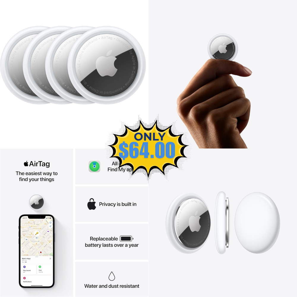 Apple AirTag 4 Pack Deal: Save 35% at Best Buy