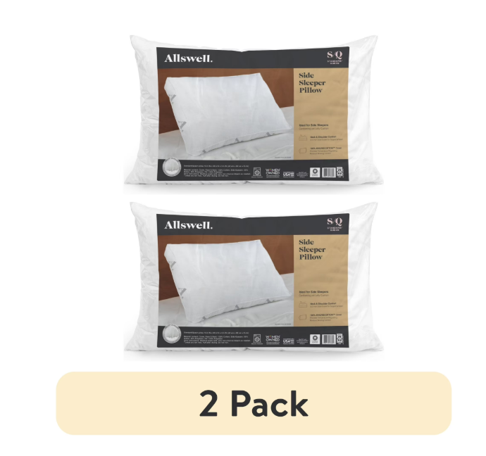 Allswell Side Sleeper Bed Pillow Deal: Save 50% at Walmart