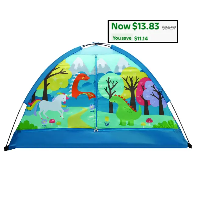 Walmart Indoor Camping Play Tent Sale: Save Big on Kids Polyester Tent for $13…