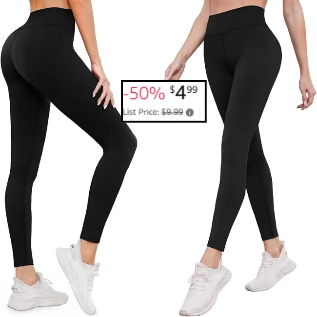 Leggings for Women 50% Off Sale: Save Big Without Coupon