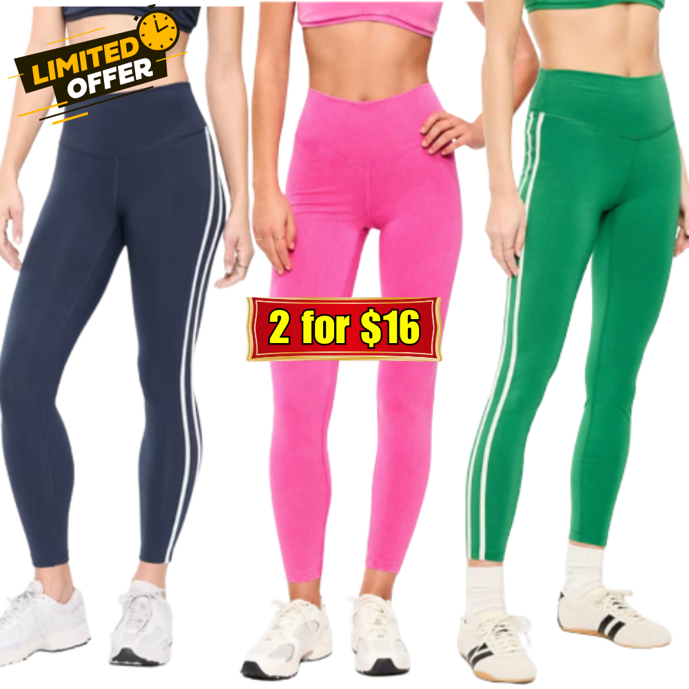 Old Navy High-Waisted Cotton Leggings Promo: Save 69% at Old Navy