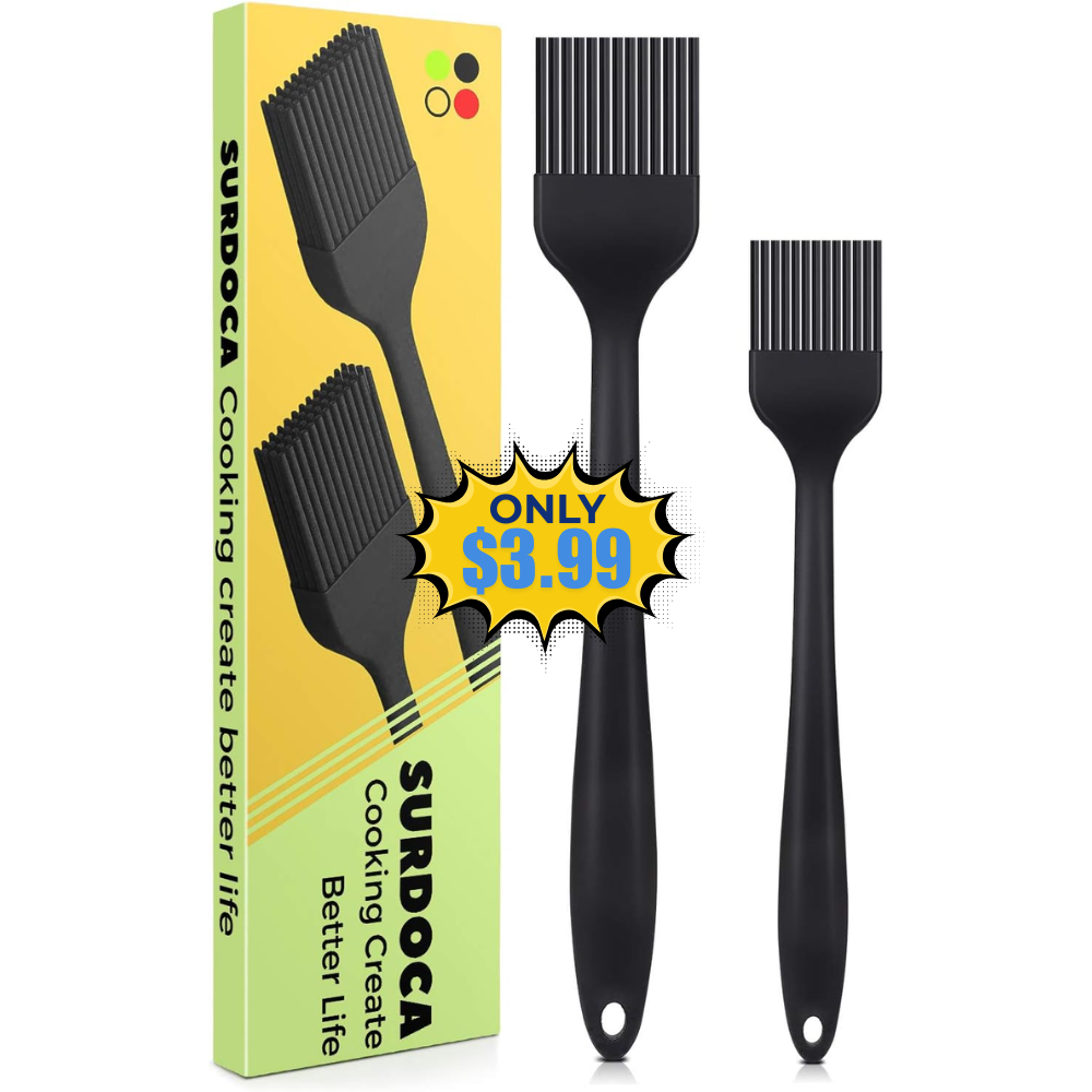 SURDOCA Silicone Pastry Basting Brush 20% Off Deal at SURDOCA