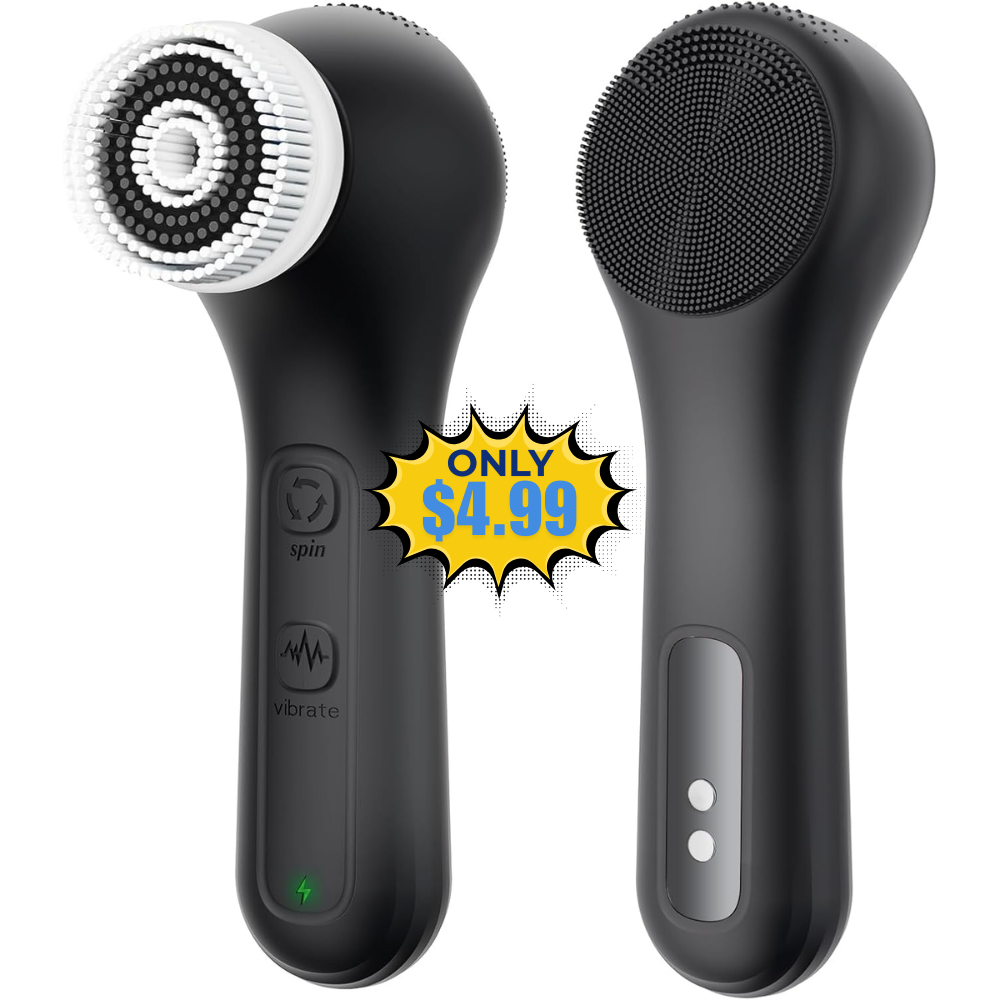 Vibrating and Rotating Face Scrubber Deal: Save 29% at Online Store