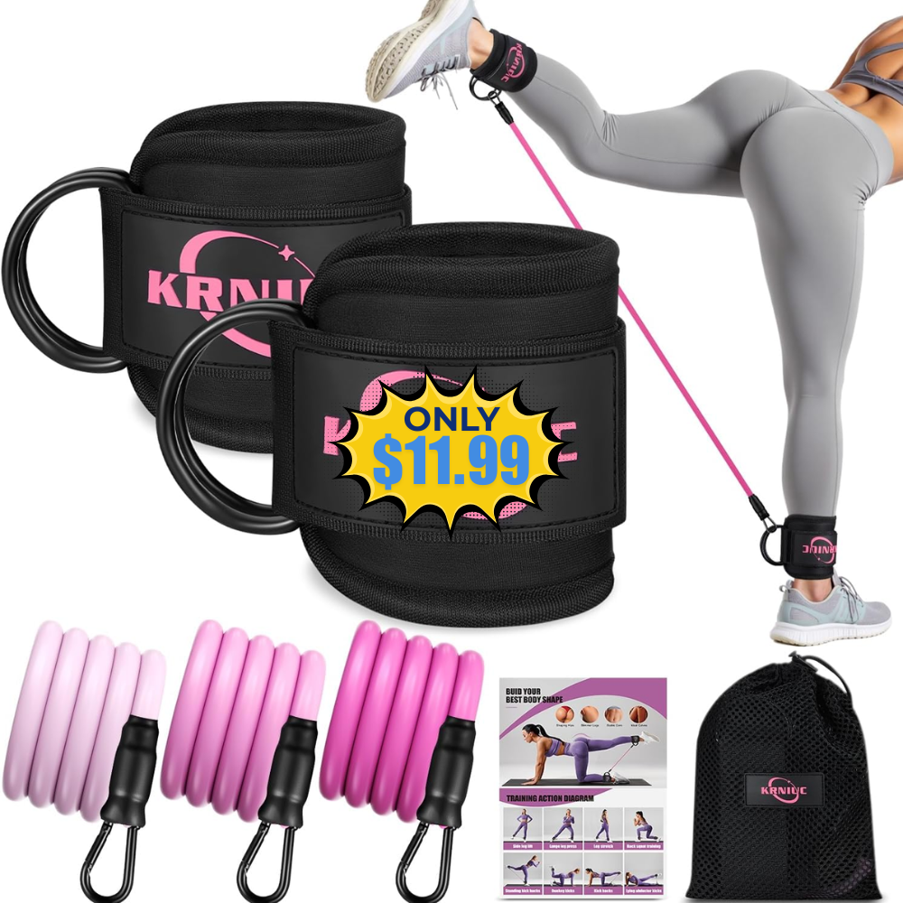 Ankle Resistance Bands with Cuffs 40% Off Sale: No Coupon Needed