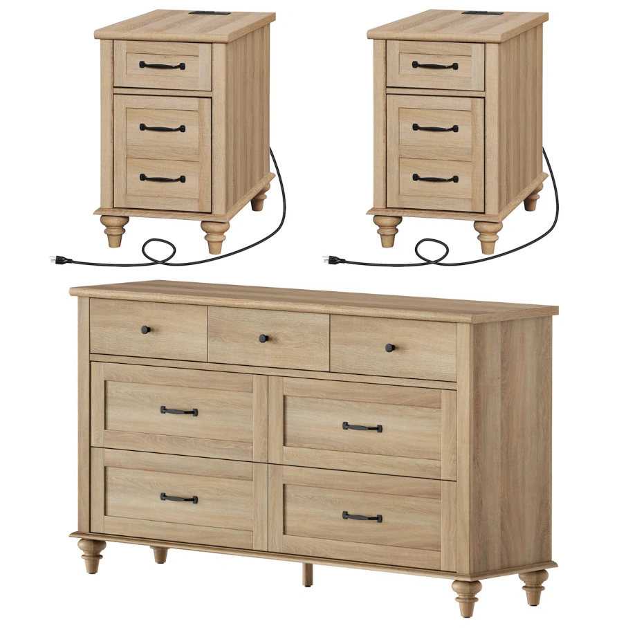 Scarlett 3 Piece Bedroom Set Sale: Save 60% at Wayfair