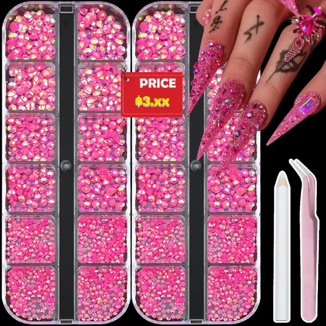 Nail Art Rhinestones & Charms 50% Off Coupon: Limited Time Deal