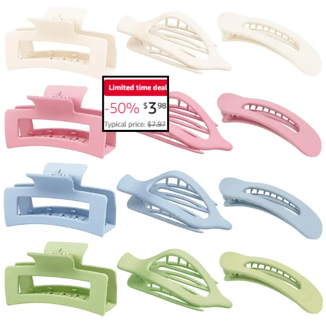 Flat Hair Clips 12 Pack Sale: Save 50% at Hair Clips