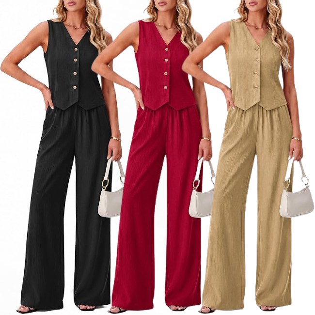 Women Vest Tops Pant Suits Sale: Save 50% at Women Vest Tops Pant Suits