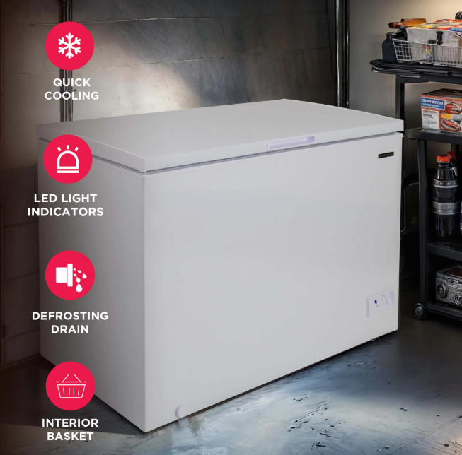 Frigidaire Garage Ready 10 cu. ft. Chest Freezer Sale: Save $200 at Walmart