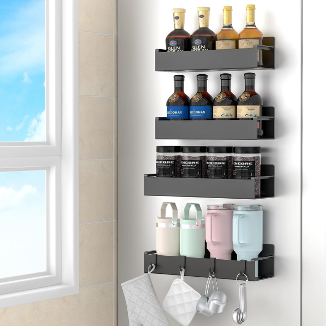 4 Pack Magnetic Spice Rack Organizer Deal: Save 33% at Online Store