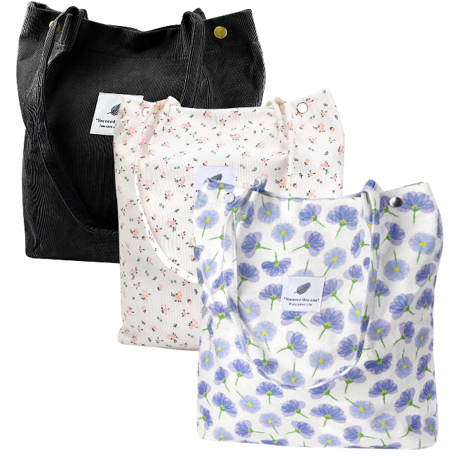 Corduroy Tote Bags Sale: Save 56% at Walmart