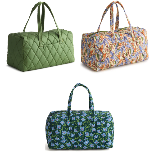 Vera Bradley Large Travel Duffel Sale: Save 87% on Outlet Duffel Bag
