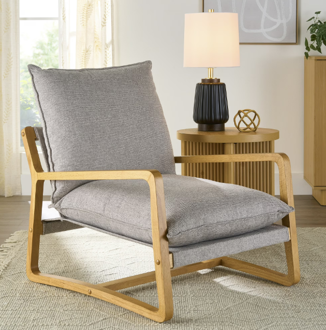 Walmart Wooden Ezra Sling Accent Chair Deal: Save 70% on Accent Furniture