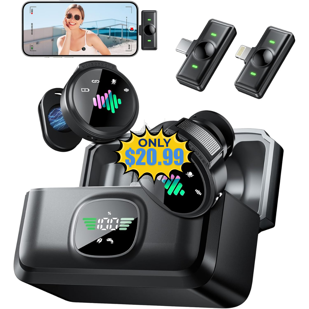 Wireless Lavalier Microphone 37% Off Deal: No Coupon Required