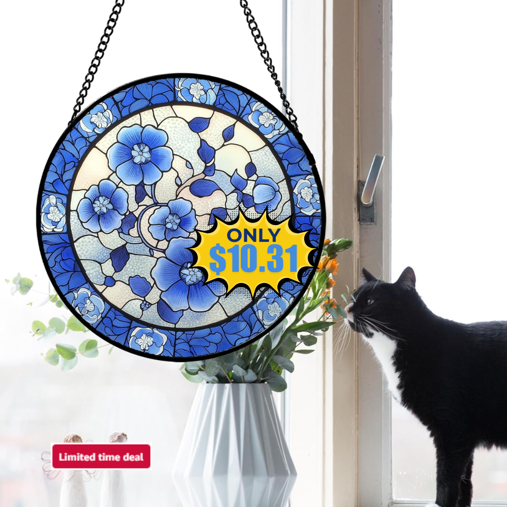 Stained Glass Window Hanging Coupon: Save 50% at $1.15